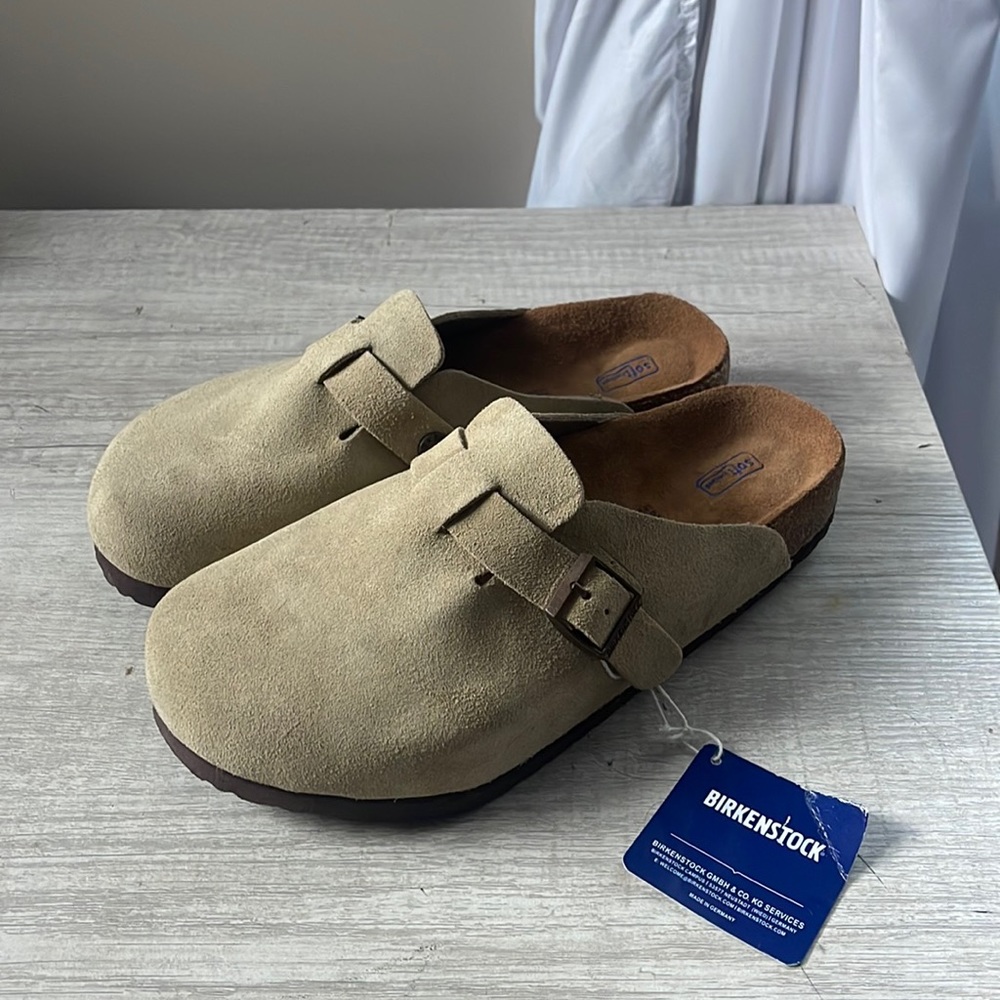 Brand new Boston Birkenstocks